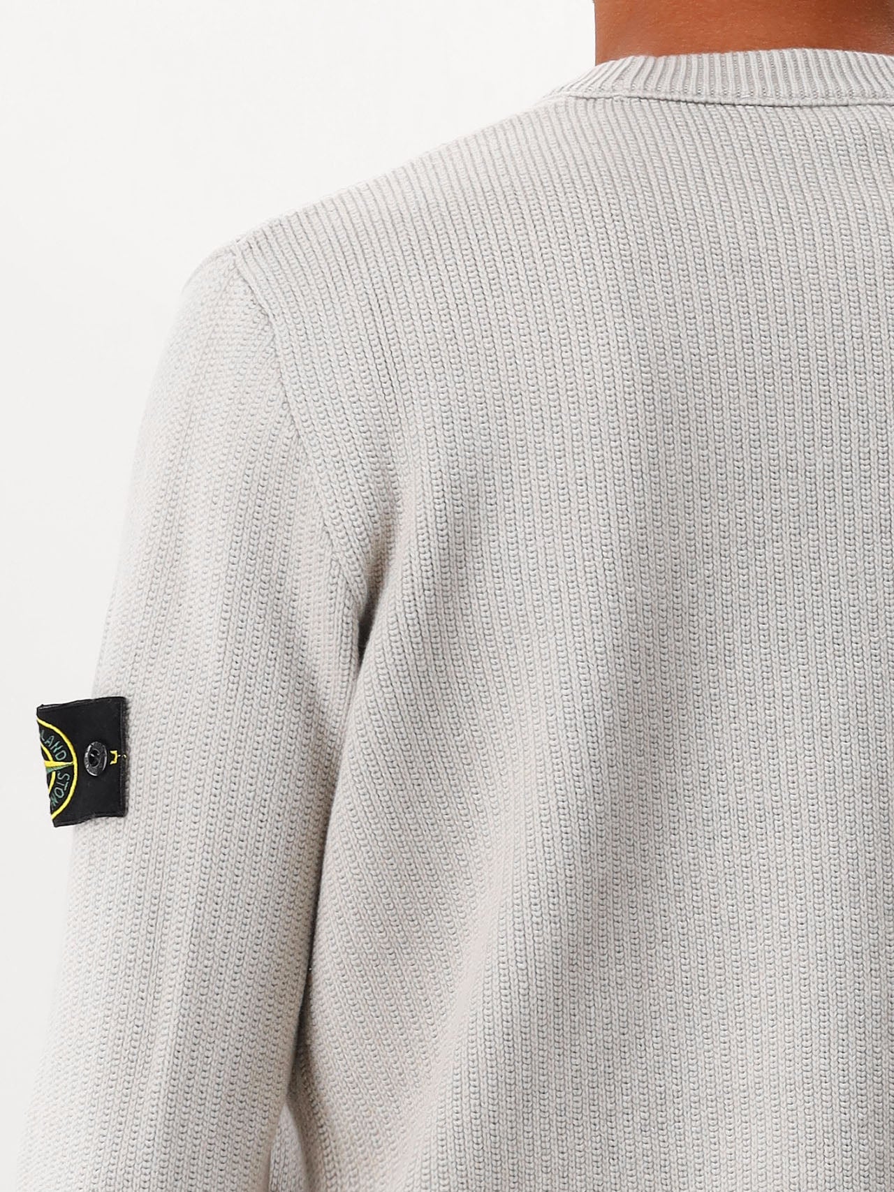 Stone Island Gebreide Trui Grijs