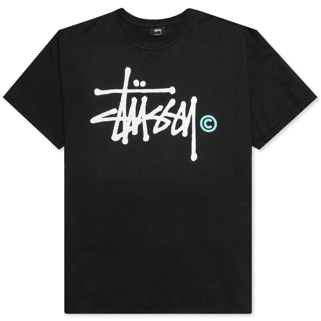Basic Logo Pigment Dyed Tee - Black
