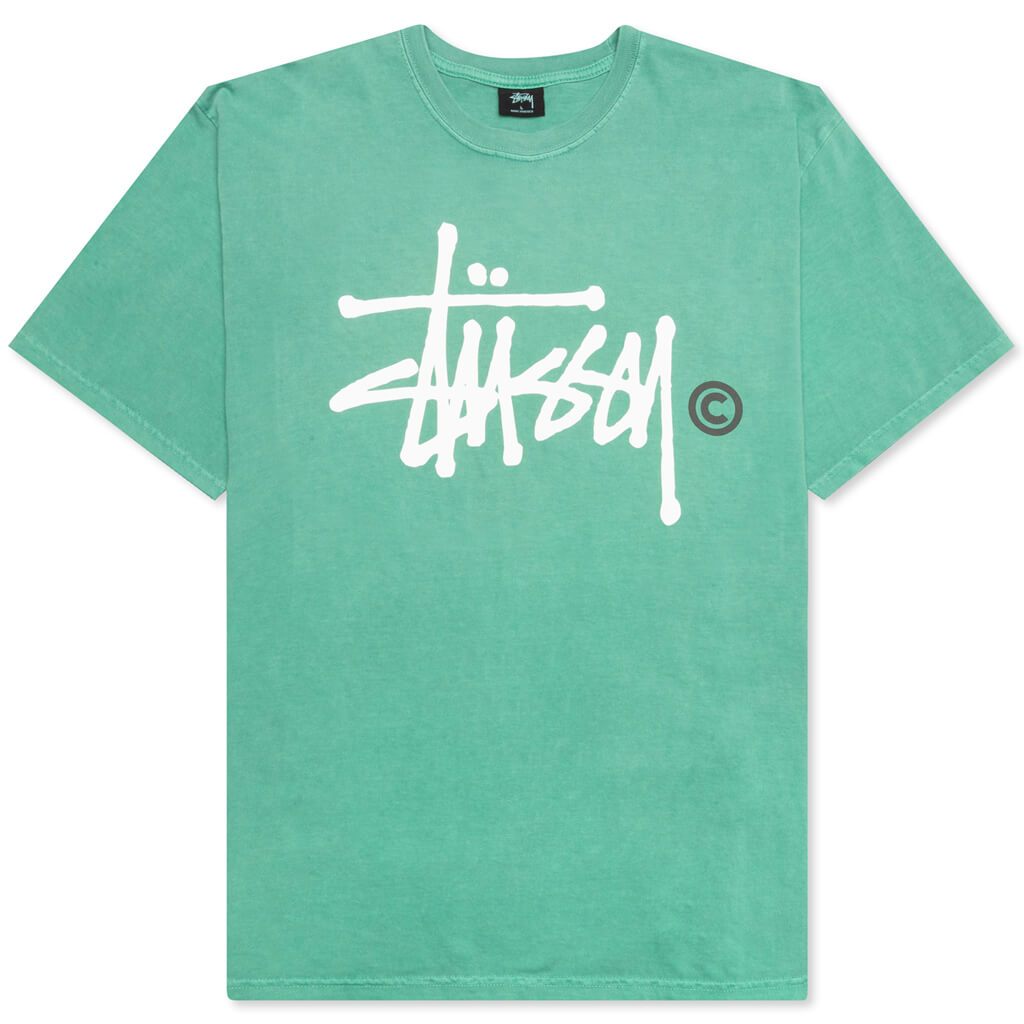 Basic Logo Pigment Dyed Tee - Moss