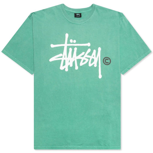Basic Logo Pigment Dyed Tee - Moss