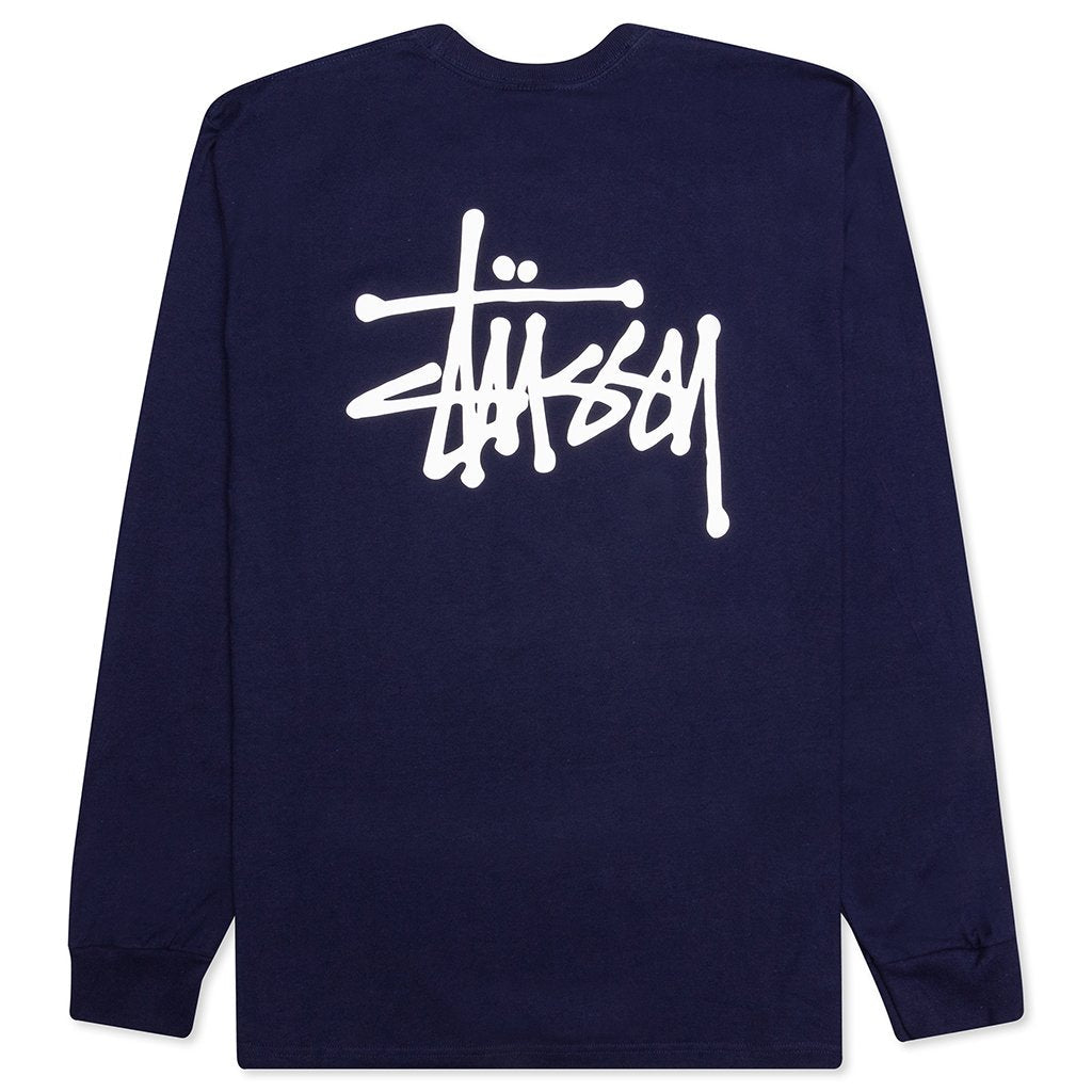 Basic L/S Tee - Navy