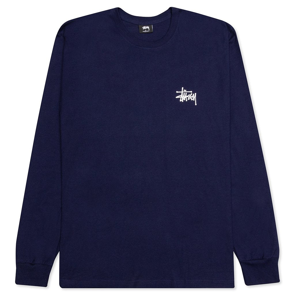 Basic L/S Tee - Navy