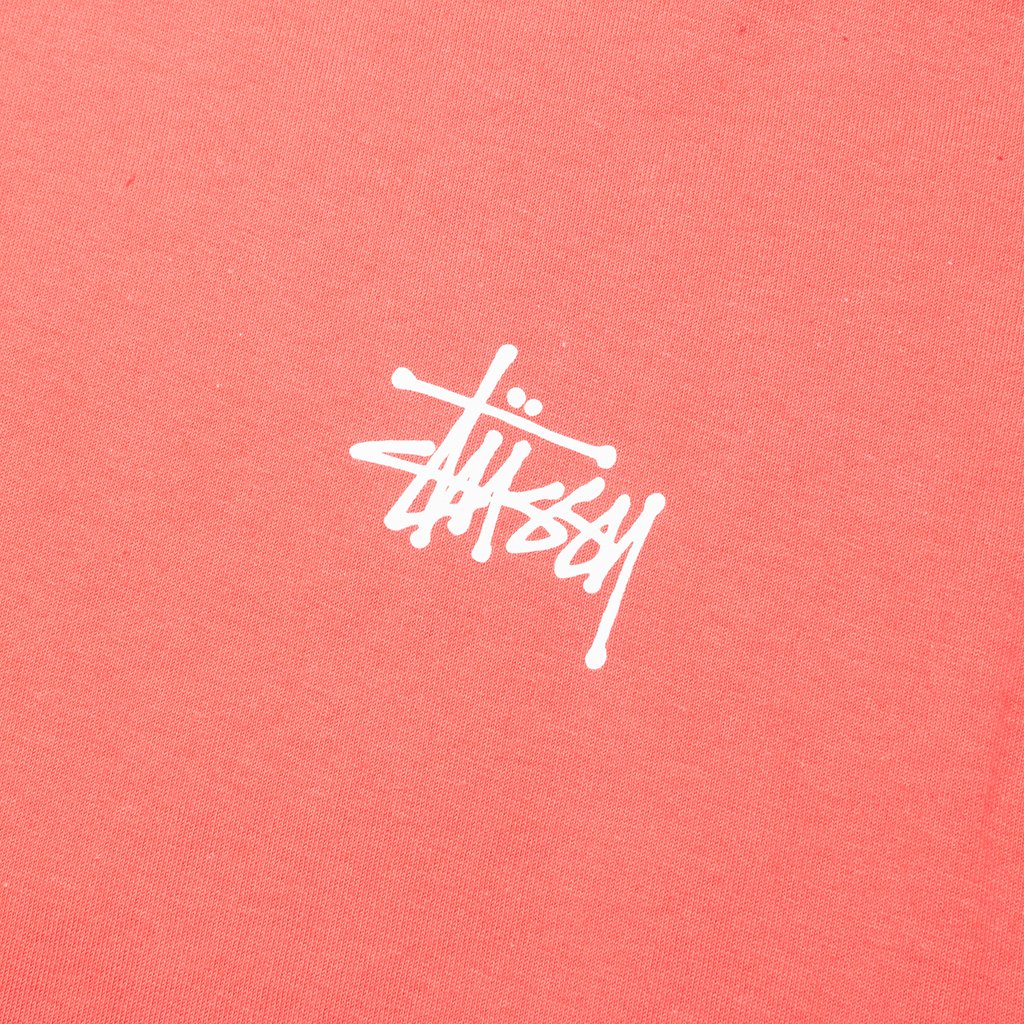 Basic L/S Tee - Pale Red