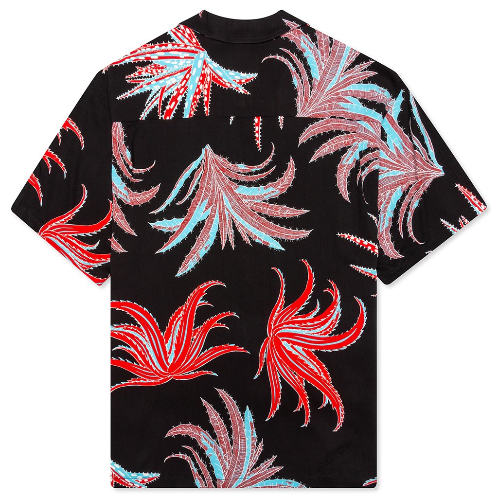 Cactus Rayon Shirt - Black
