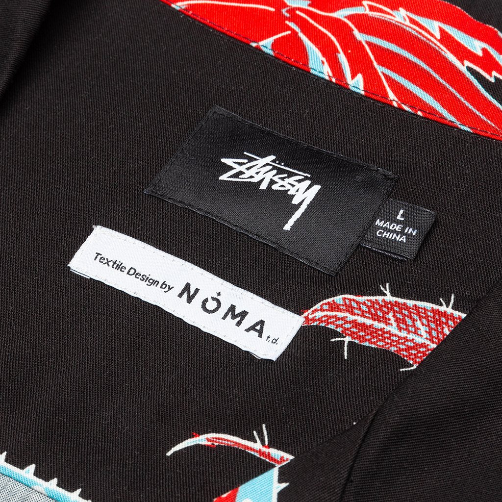 Cactus Rayon Shirt - Black
