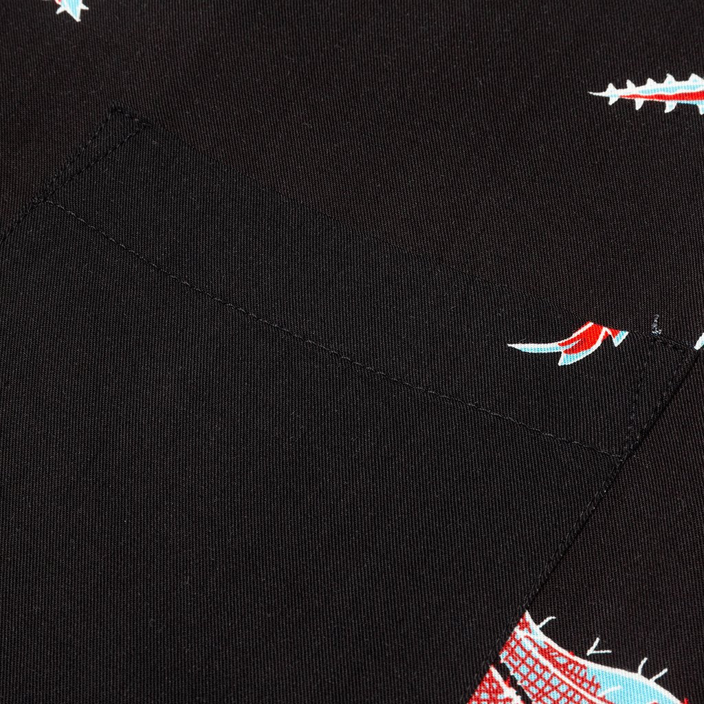 Cactus Rayon Shirt - Black