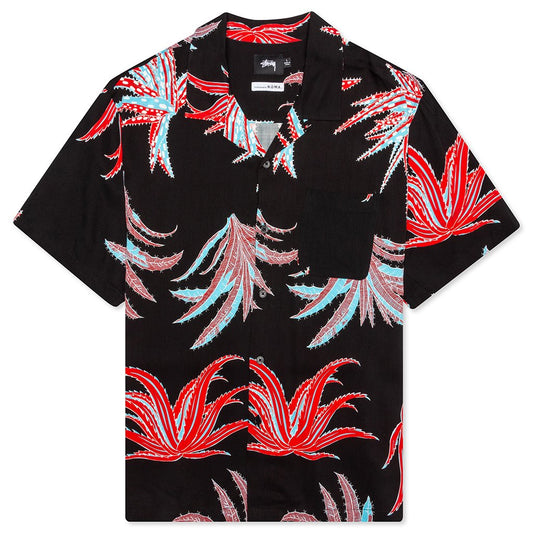 Cactus Rayon Shirt - Black
