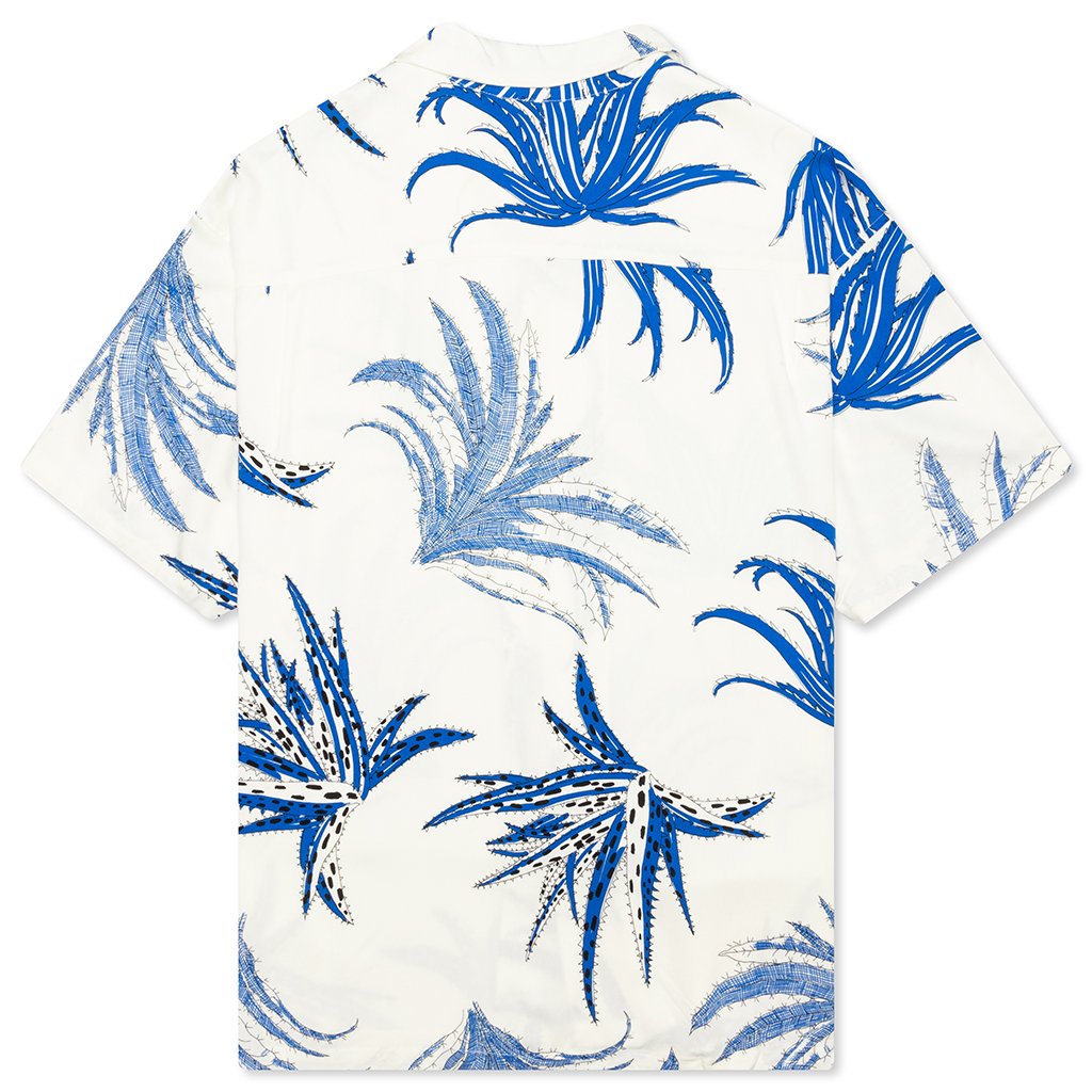 Cactus Rayon Shirt - White