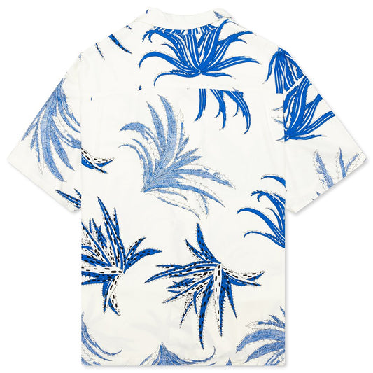 Cactus Rayon Shirt - White