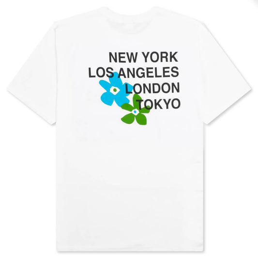 City Flowers Tee - White