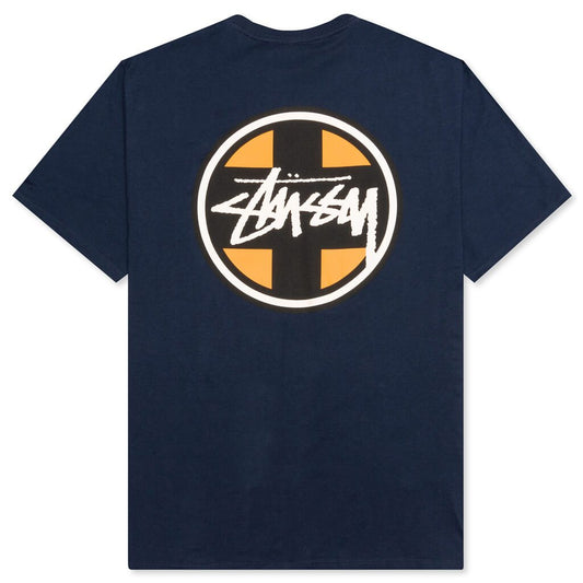 Cross Dot Tee - Navy