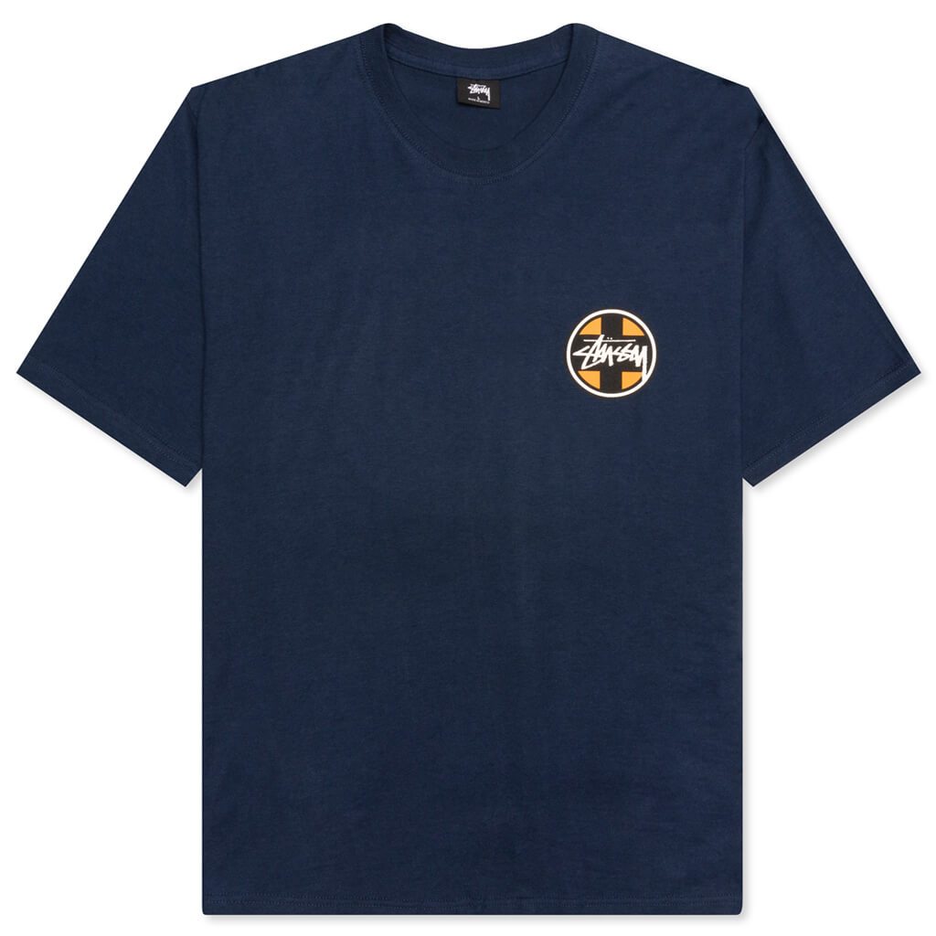 Cross Dot Tee - Navy