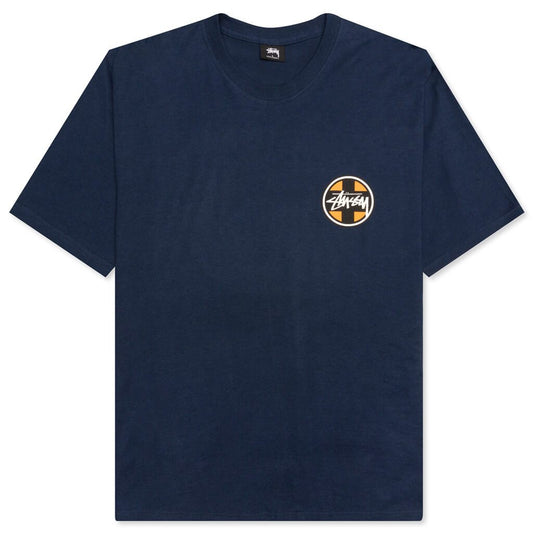 Cross Dot Tee - Navy