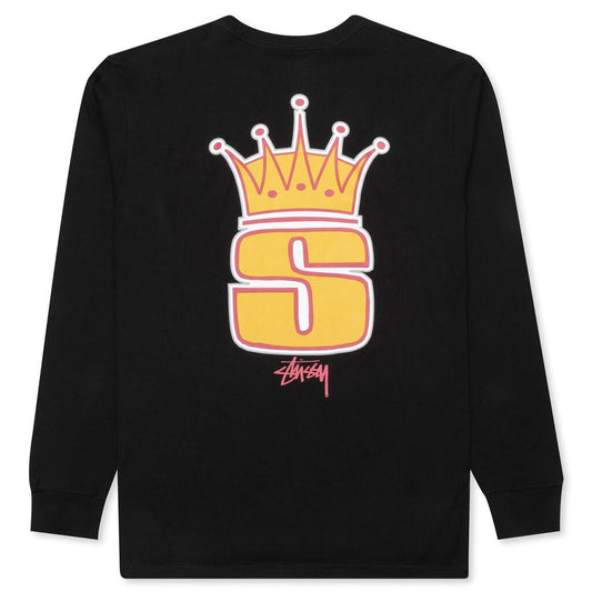 Crown L/S Tee - Black
