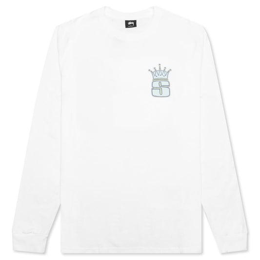 Crown L/S Tee - White