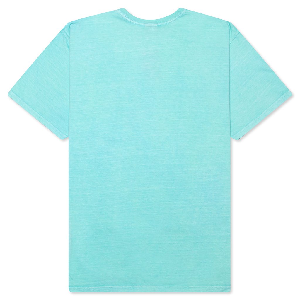 Flower Collegiate Pigment Dyed Tee - Aqua