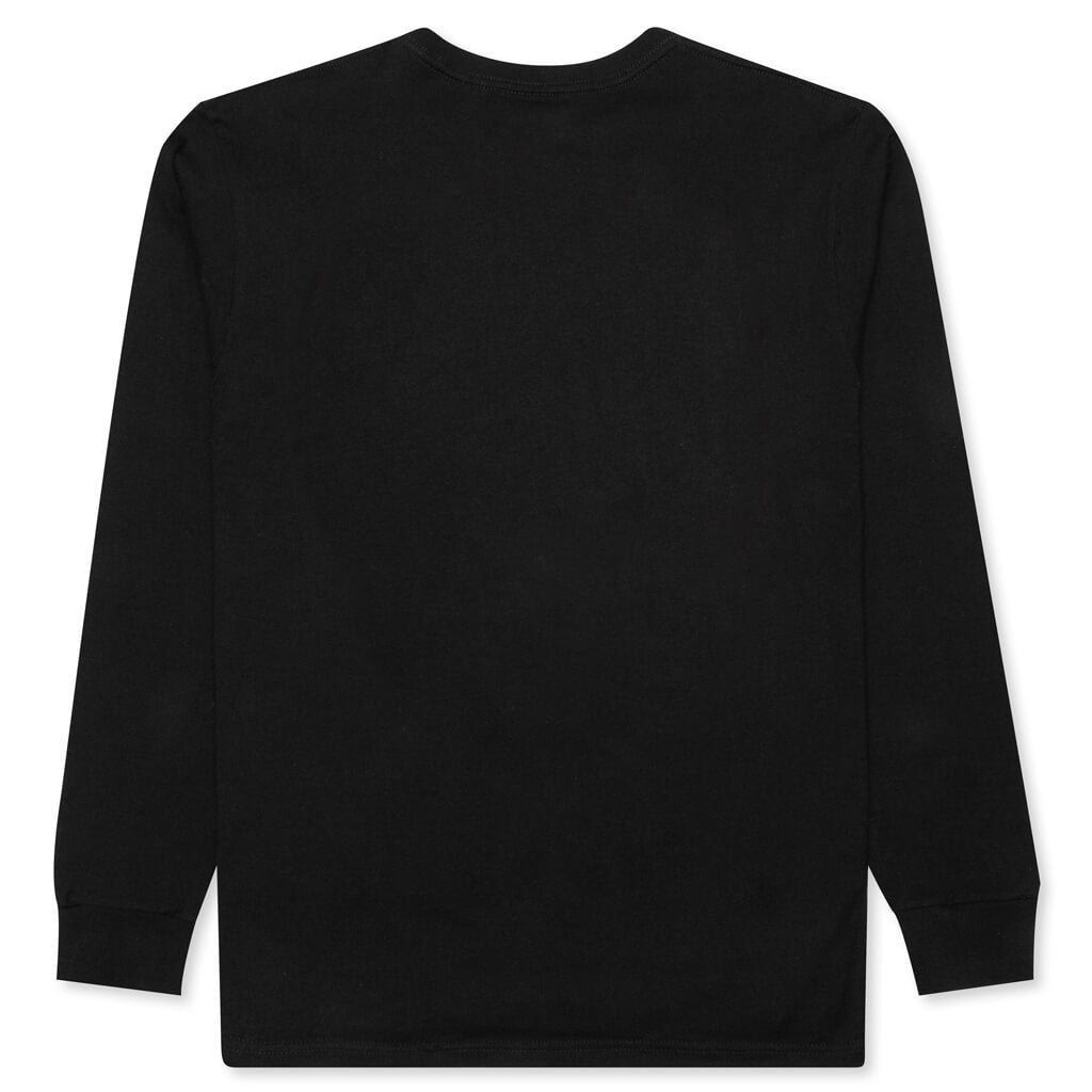 Italic Collage L/S Tee - Black