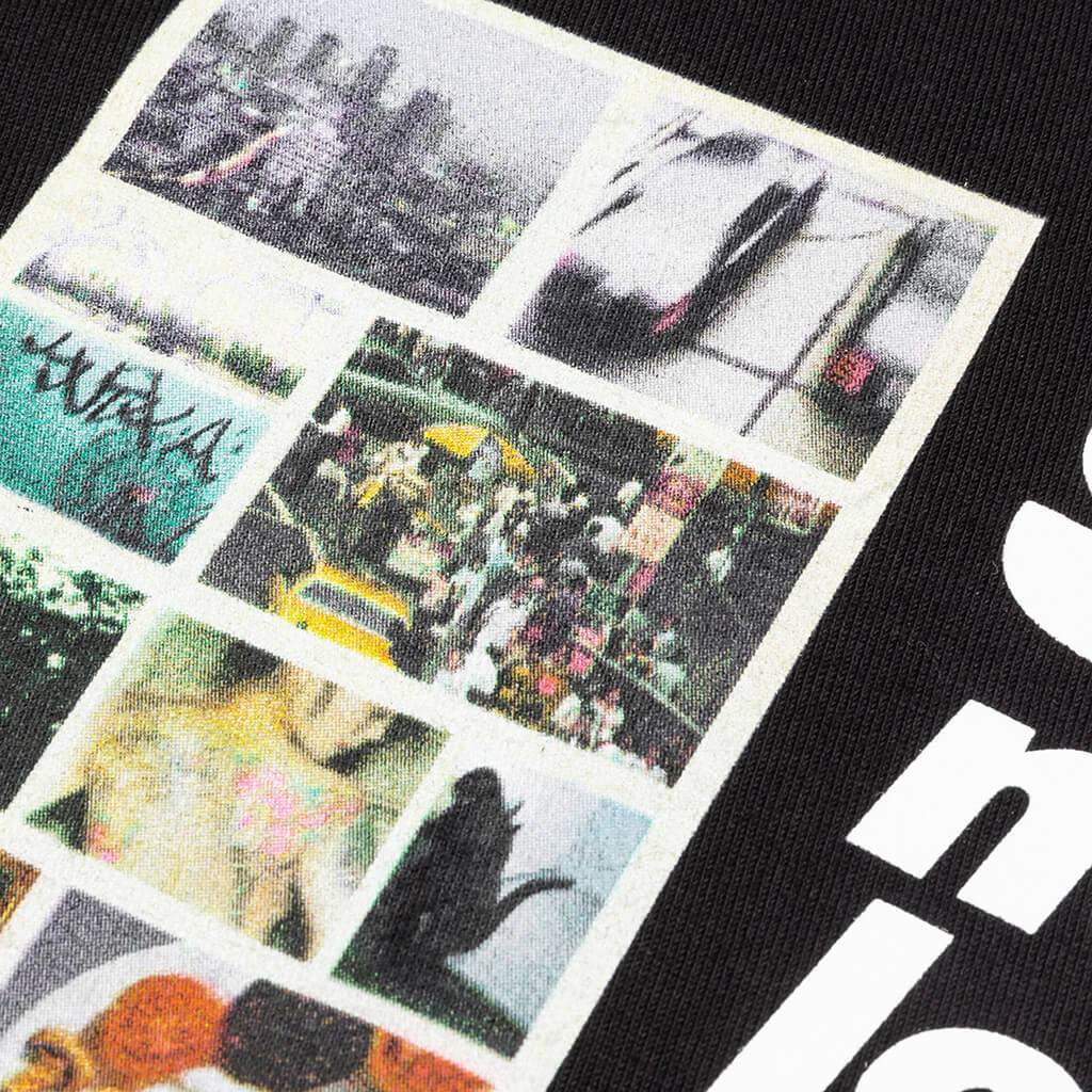 Italic Collage L/S Tee - Black
