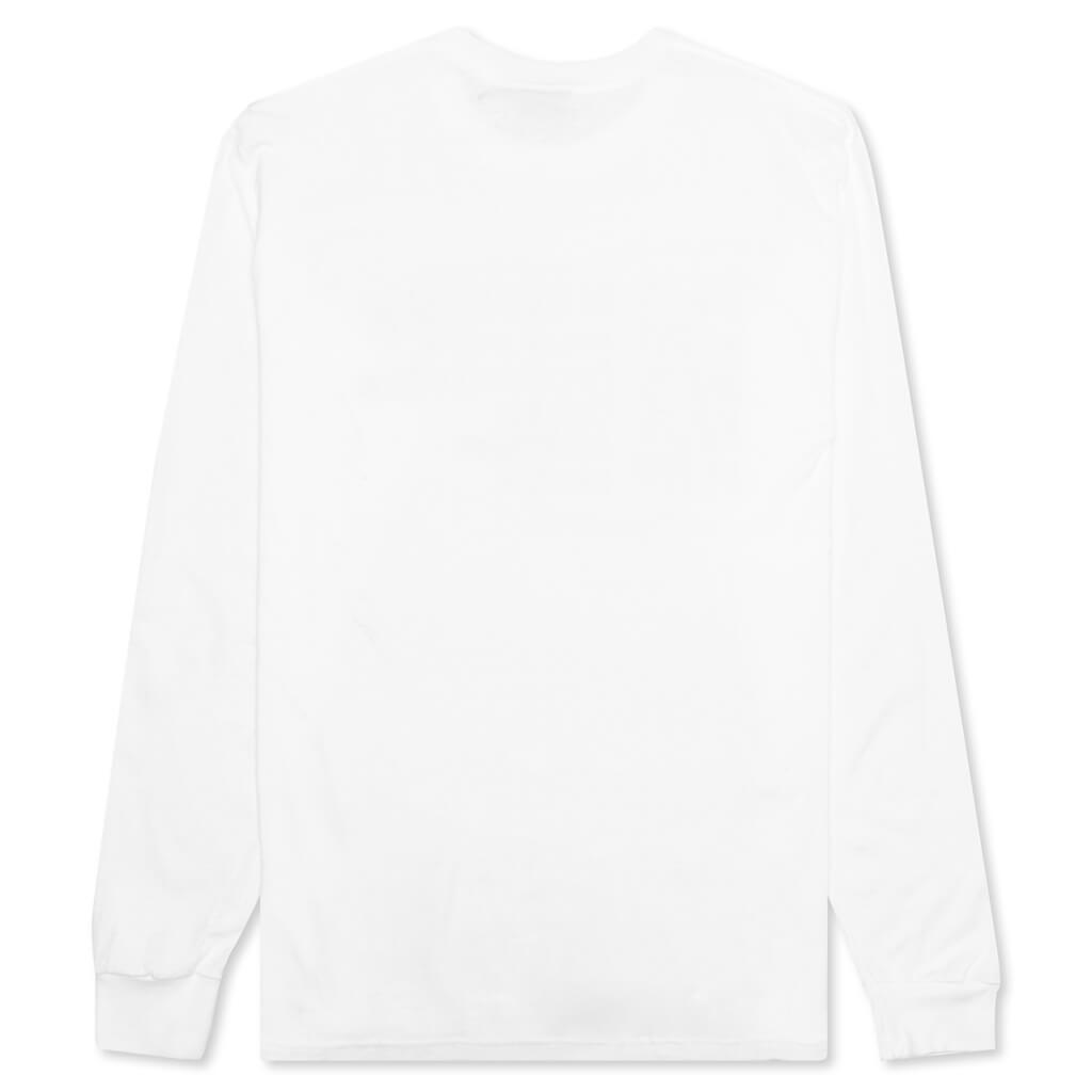 Italic Collage L/S Tee - White