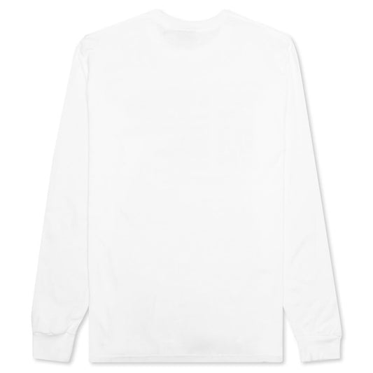 Italic Collage L/S Tee - White