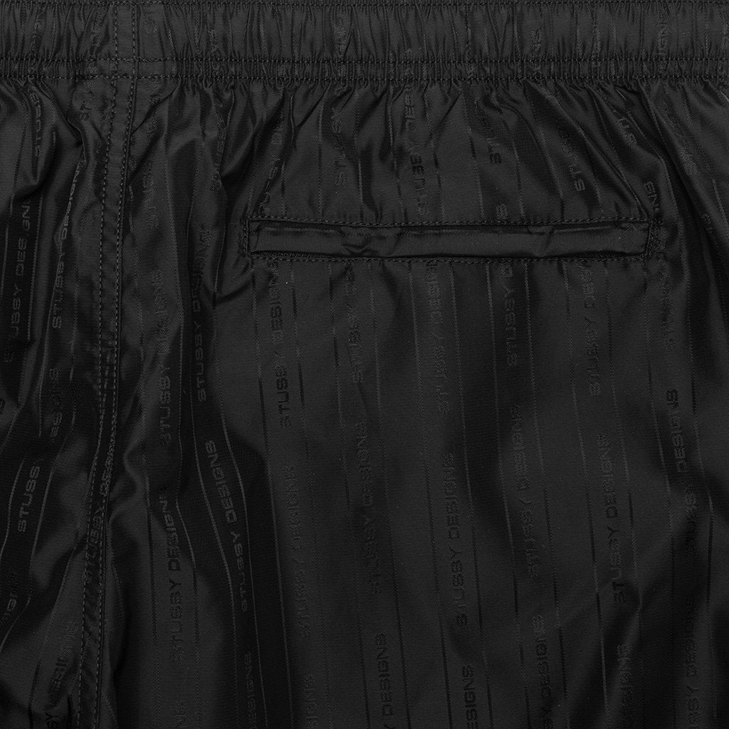 Jacquard Nylon Short - Black