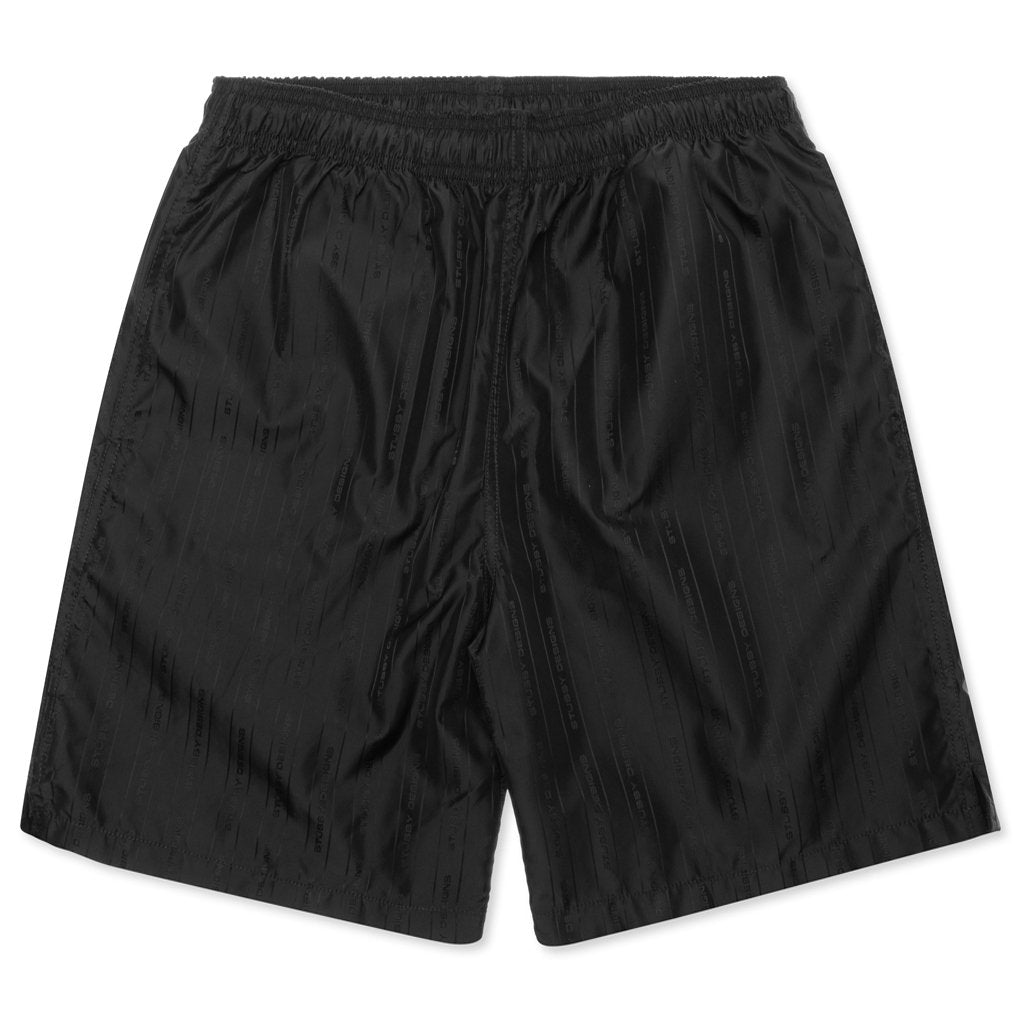 Jacquard Nylon Short - Black