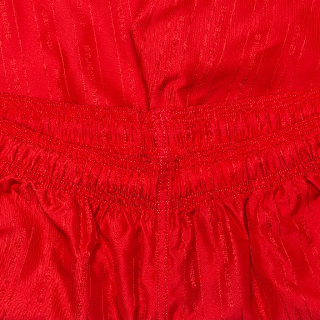 Jacquard Nylon Short - Red