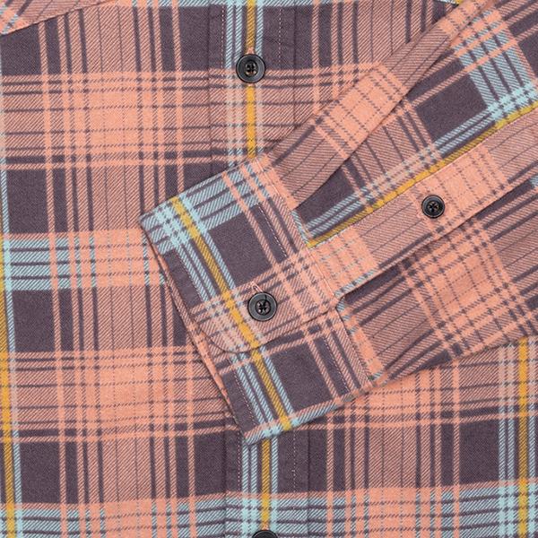 Lawrence Plaid Shirt - Peach