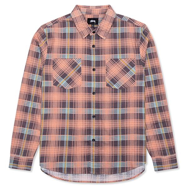 Lawrence Plaid Shirt - Peach