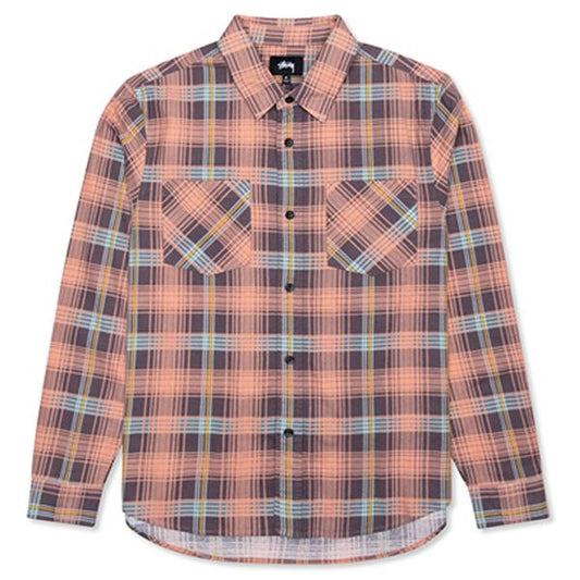 Lawrence Plaid Shirt - Peach