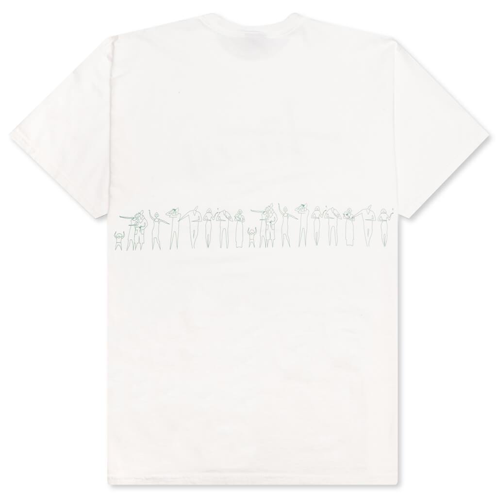 People Stripe Pigment Dyed Tee - Natural