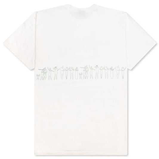 People Stripe Pigment Dyed Tee - Natural