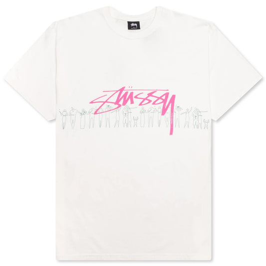 People Stripe Pigment Dyed Tee - Natural