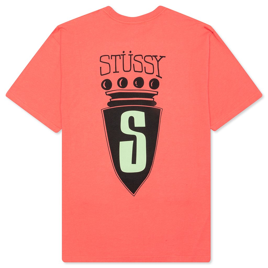 S Crest Tee - Pale Red