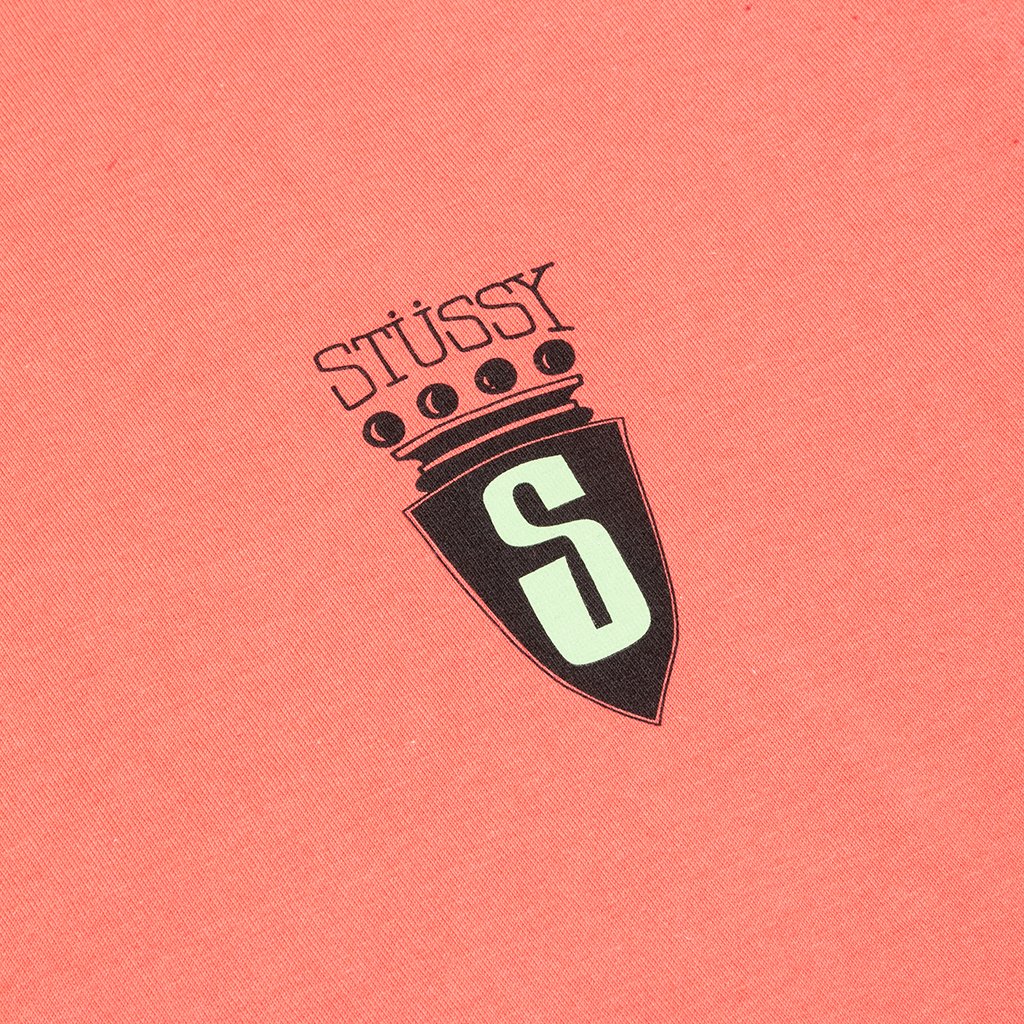 S Crest Tee - Pale Red
