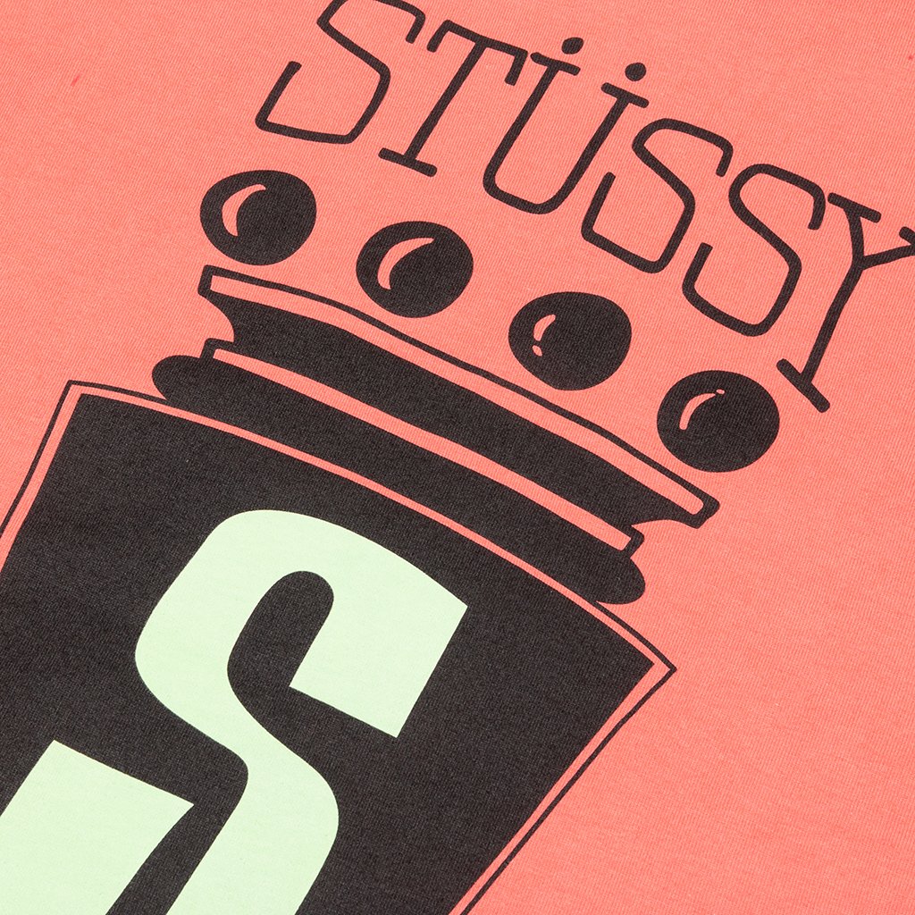 S Crest Tee - Pale Red