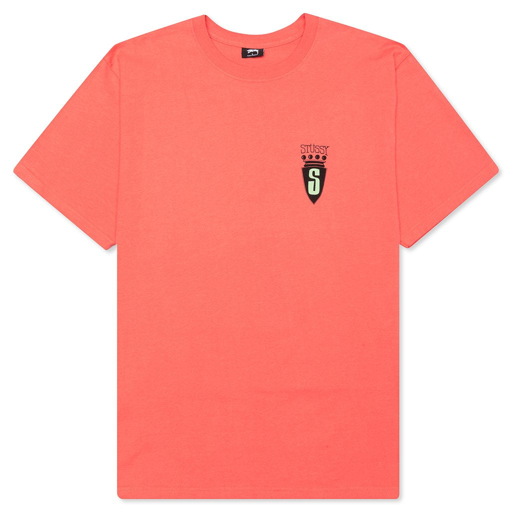 S Crest Tee - Pale Red