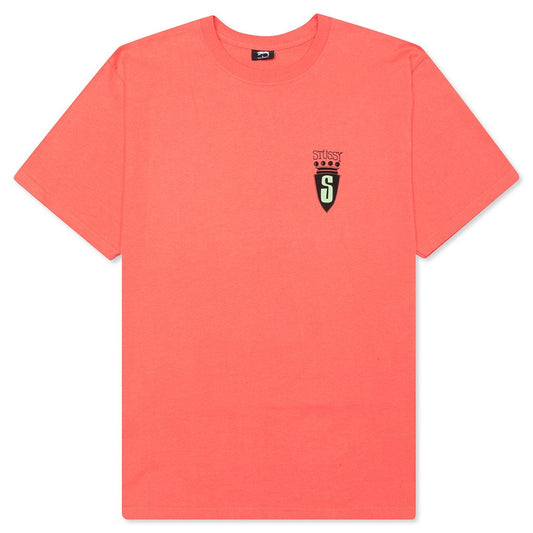 S Crest Tee - Pale Red