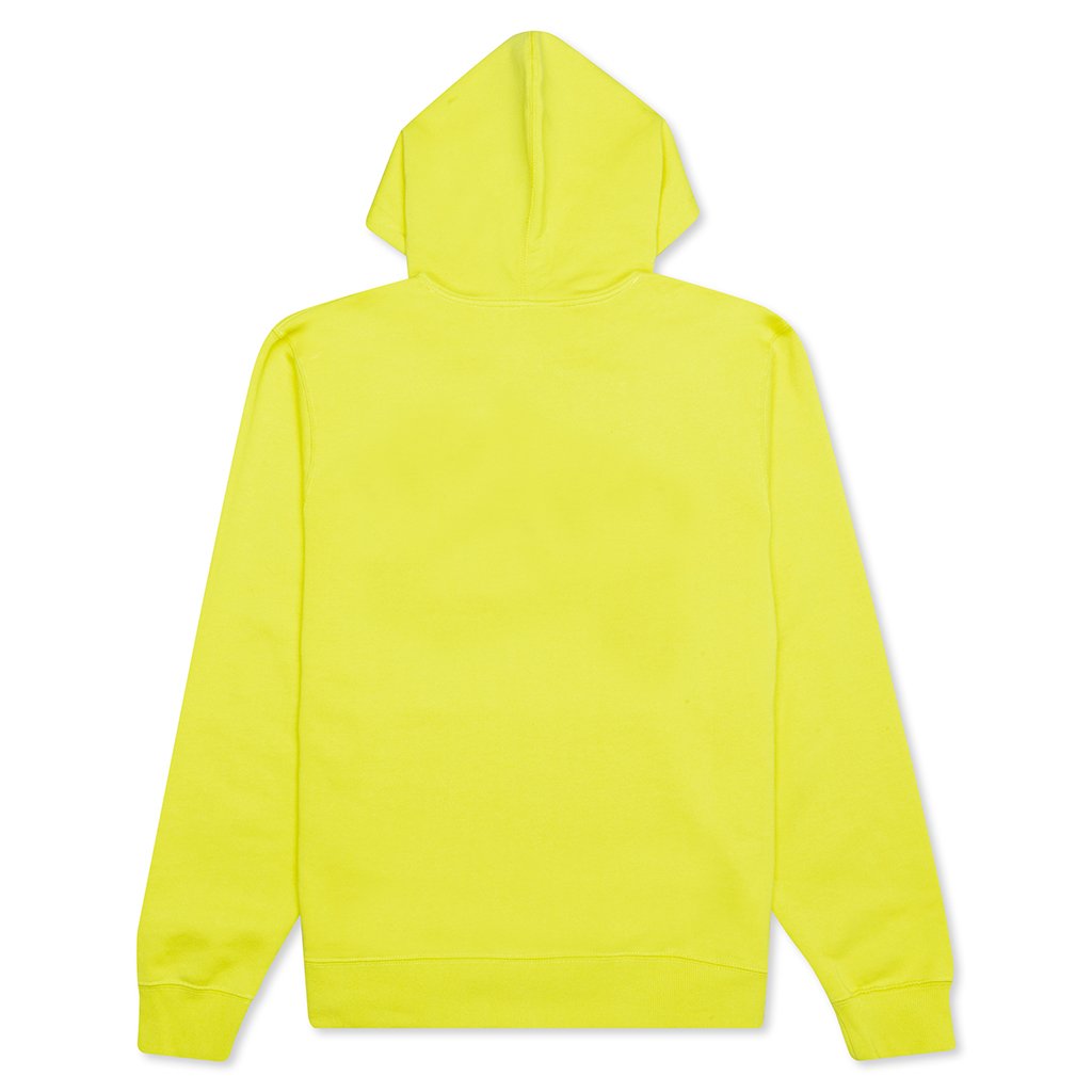 Stock Logo Applique Hoodie - Lemon
