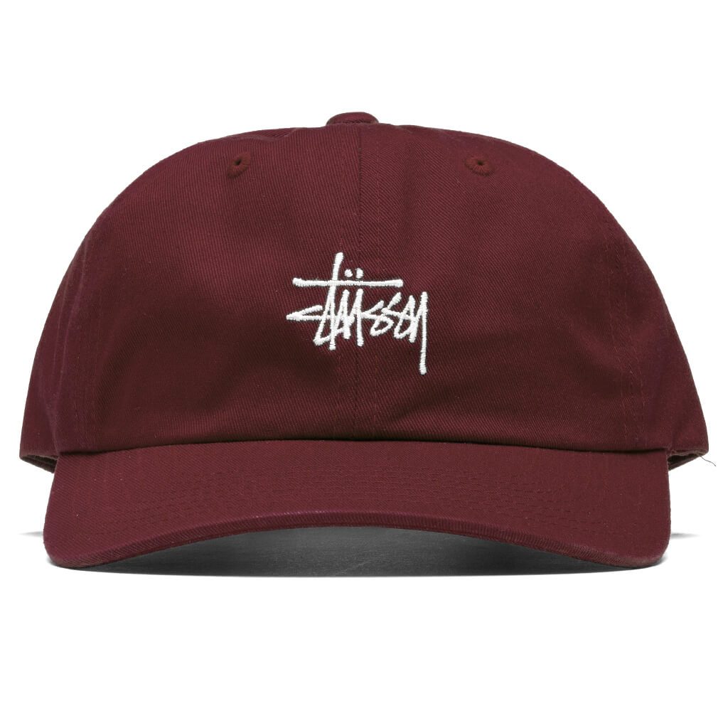 Stock Low Pro Cap - Maroon
