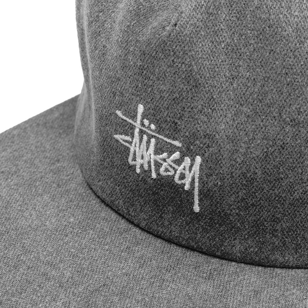 Stock Pigment Strapback Cap - Black