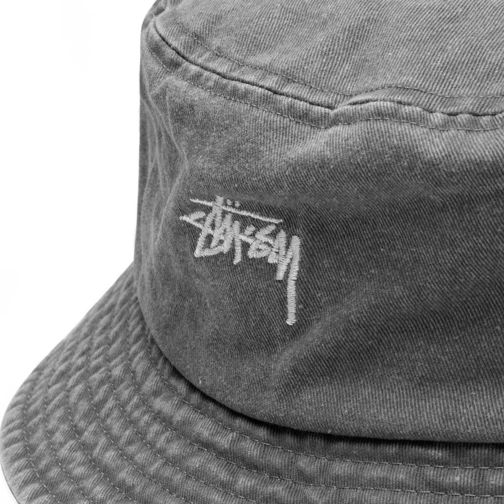 Stock Washed Bucket Hat - Black