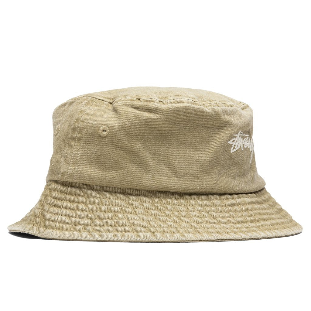 Stock Washed Bucket Hat - Khaki
