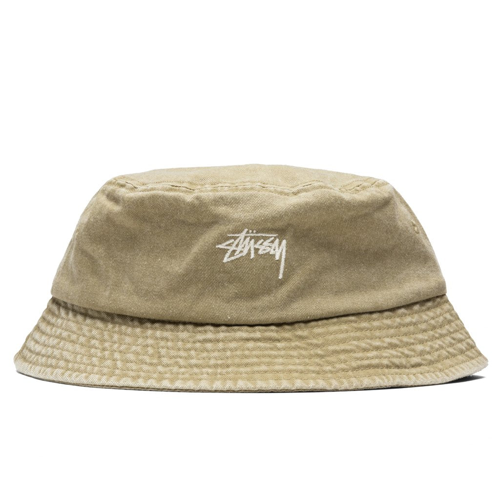 Stock Washed Bucket Hat - Khaki