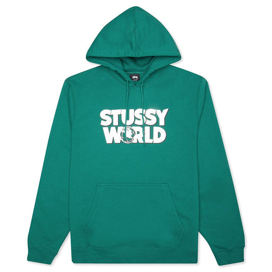 World Hoodie - Dark Green
