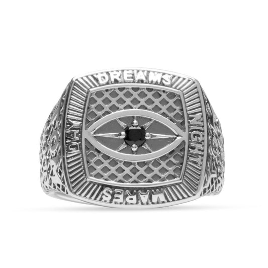 Champion Ring Black Eye - 925 Sterling Silver