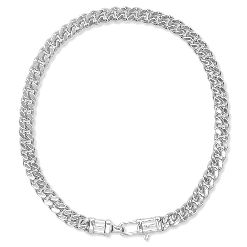 Curb Bracelet L - 925 Sterling Silver