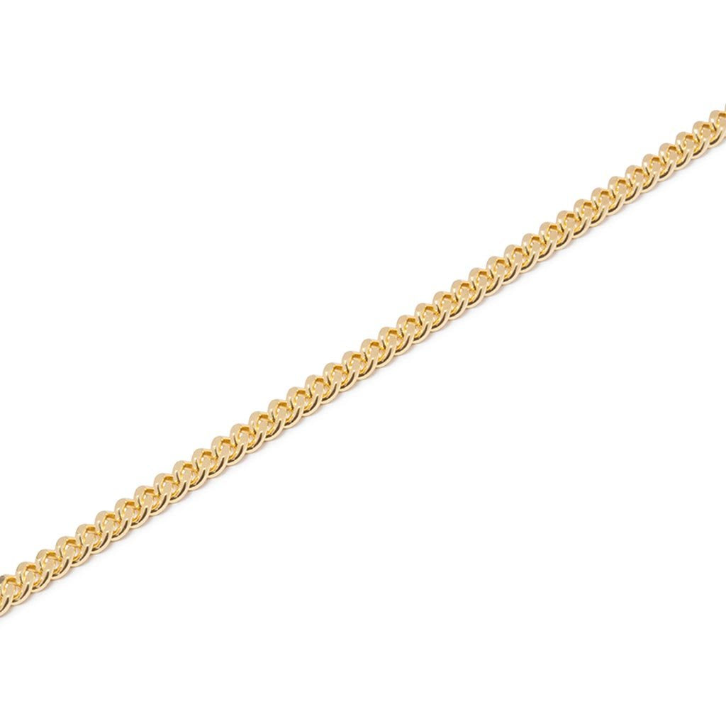 Curb Bracelet M - 925 Sterling Silver/9K Gold