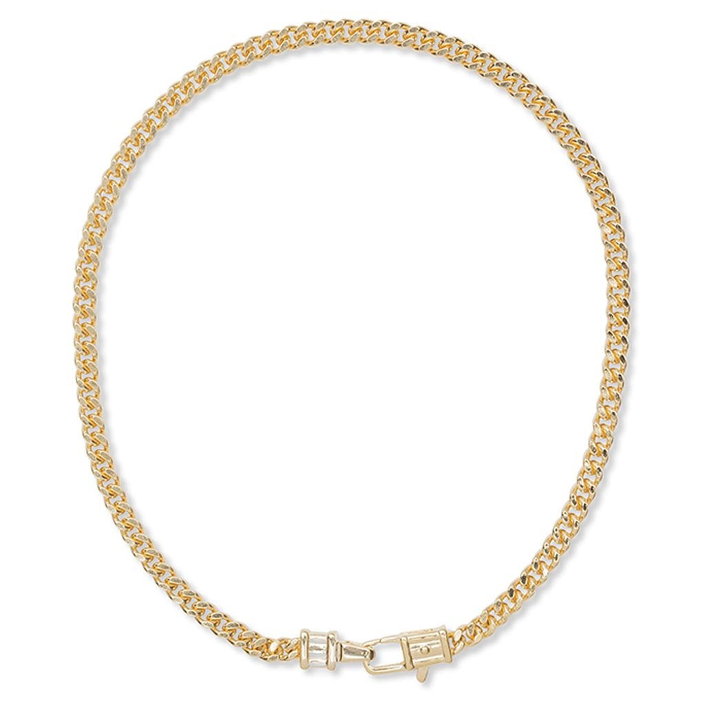 Curb Bracelet M - 925 Sterling Silver/9K Gold