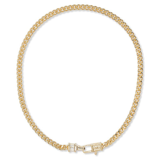 Curb Bracelet M - 925 Sterling Silver/9K Gold